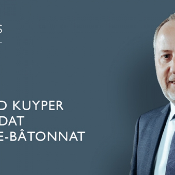 Gérard Kuyper candidat au vice-bâtonnat