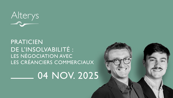 04.11.2025 / Praticien de l’insolvabilité – Les négociation avec les créanciers commerciaux
