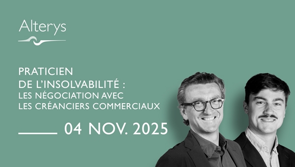 04.11.2025 / Praticien de l’insolvabilité – Les négociation avec les créanciers commerciaux